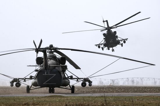 Полевой аэродром ВКС России в зоне проведения специальной военной операции