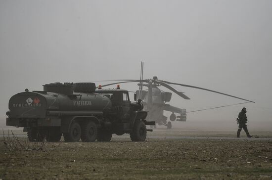 Полевой аэродром ВКС России в зоне проведения специальной военной операции