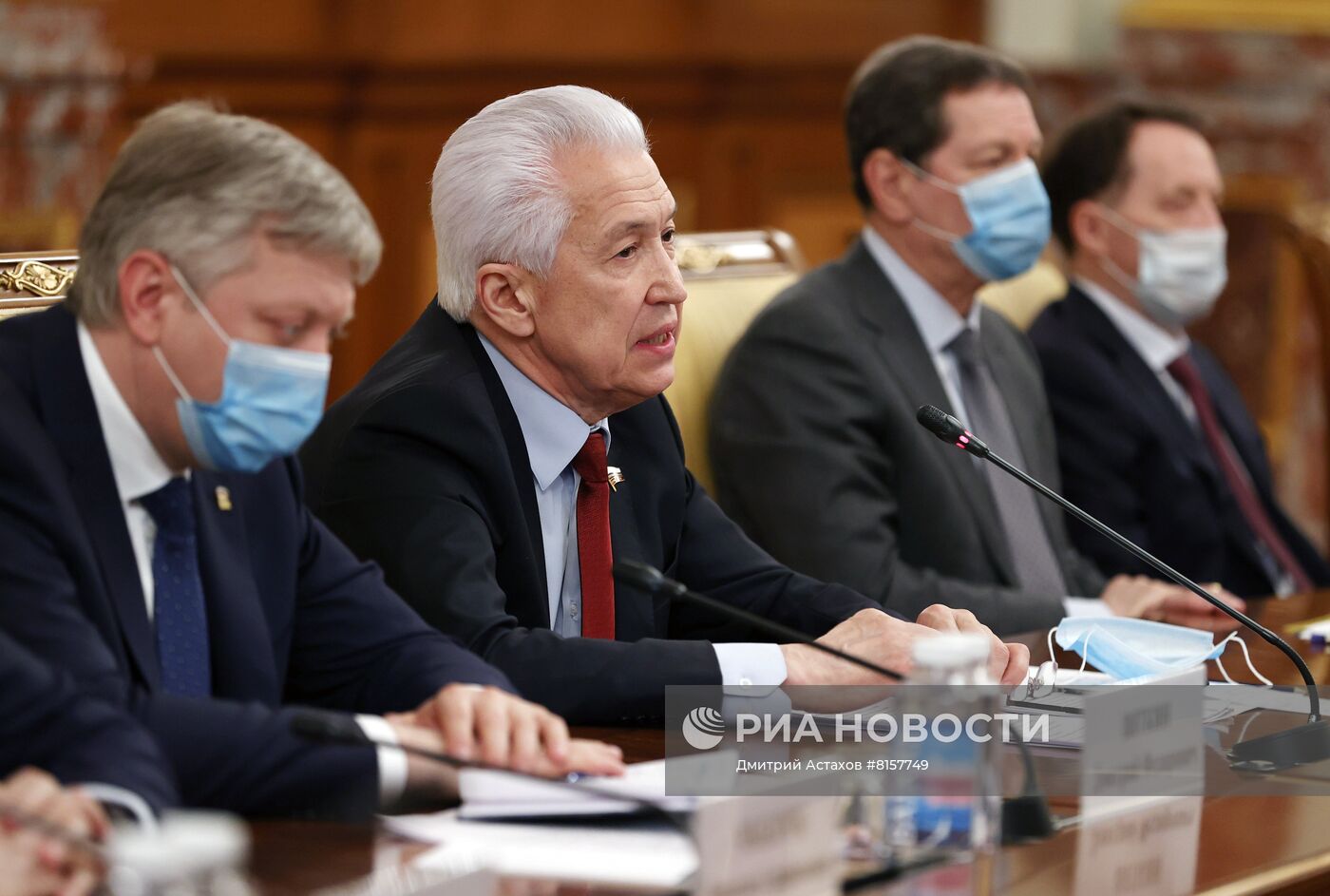 Премьер-министр РФ М. Мишустин провел встречу с депутатами фракции партии "Единая Россия" в Госдуме РФ