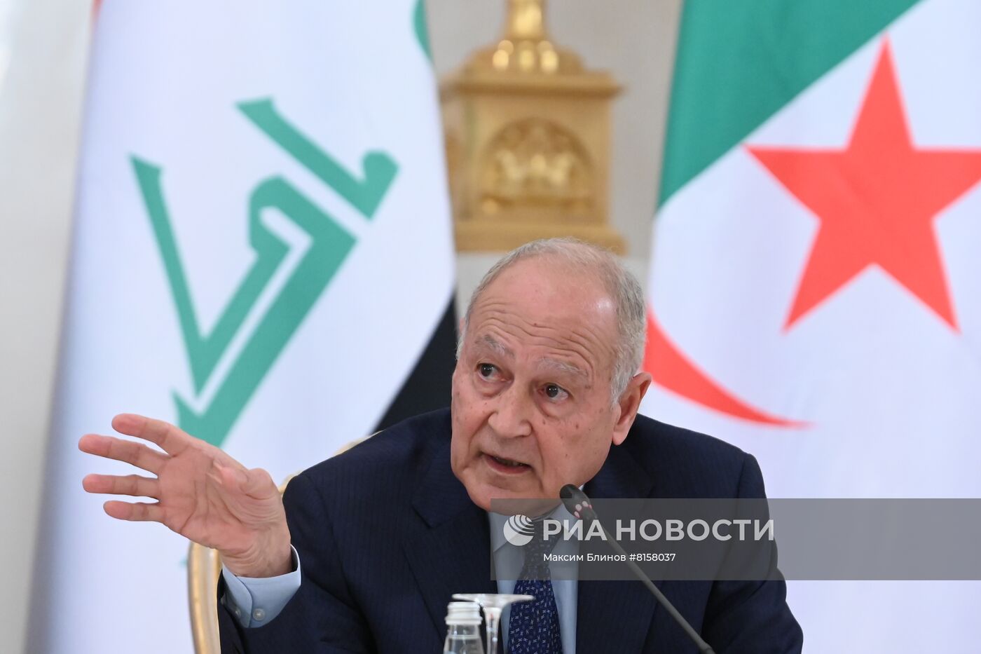 Встреча главы МИД РФ С. Лаврова с делегацией контактной группы Лиги арабских государств по Украине