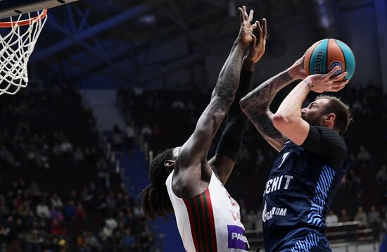 Баскетбол. Единая лига ВТБ. Матч "Зенит" - "Локомотив-Кубань"