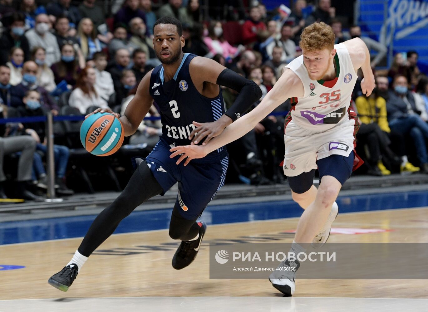 Баскетбол. Единая лига ВТБ. Матч "Зенит" - "Локомотив-Кубань"