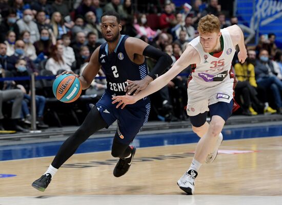 Баскетбол. Единая лига ВТБ. Матч "Зенит" - "Локомотив-Кубань"