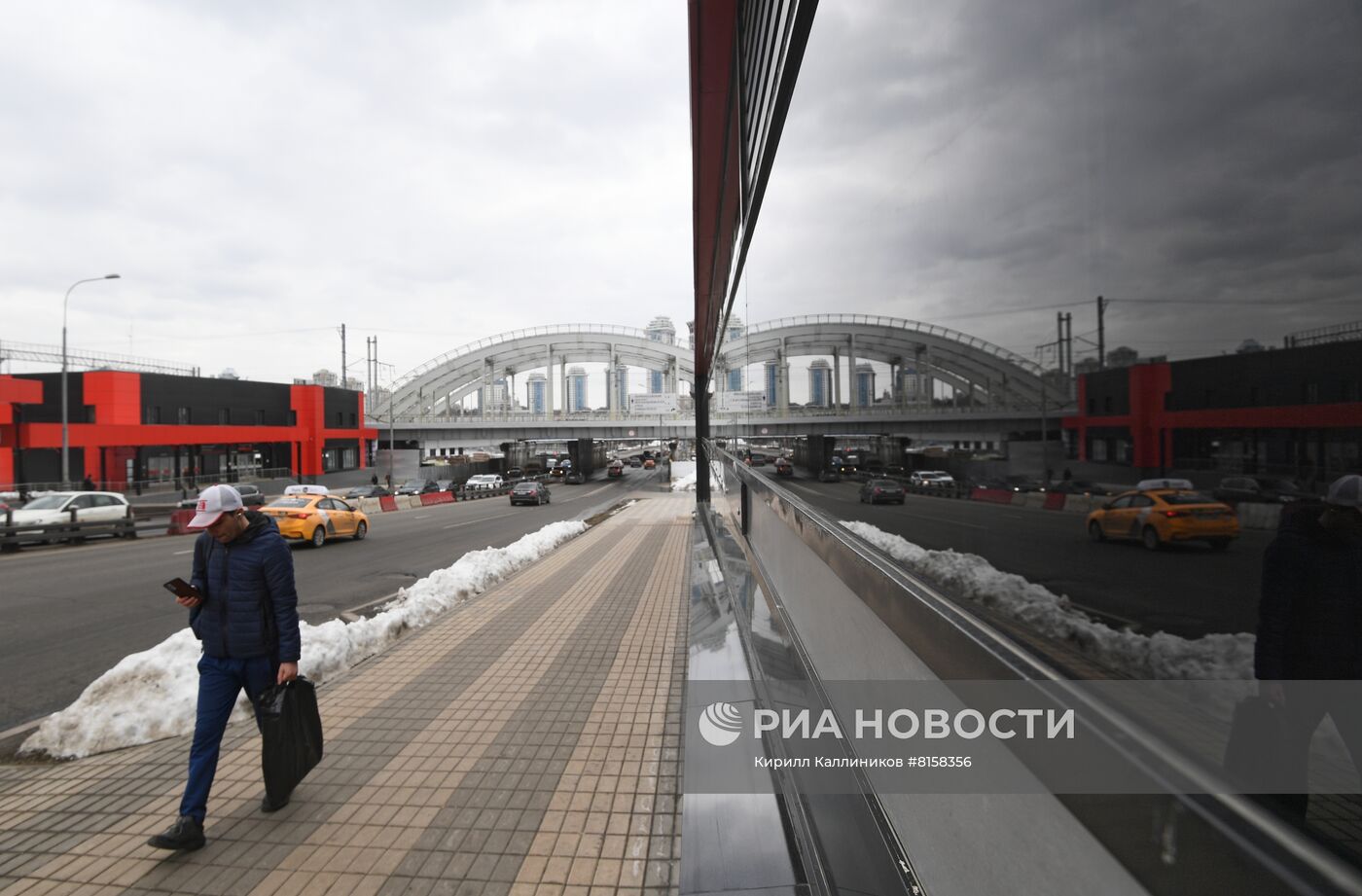 Станция МЦД-4 "Минская" в Москве