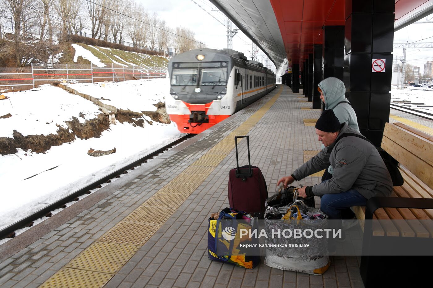 Станция МЦД-4 "Минская" в Москве