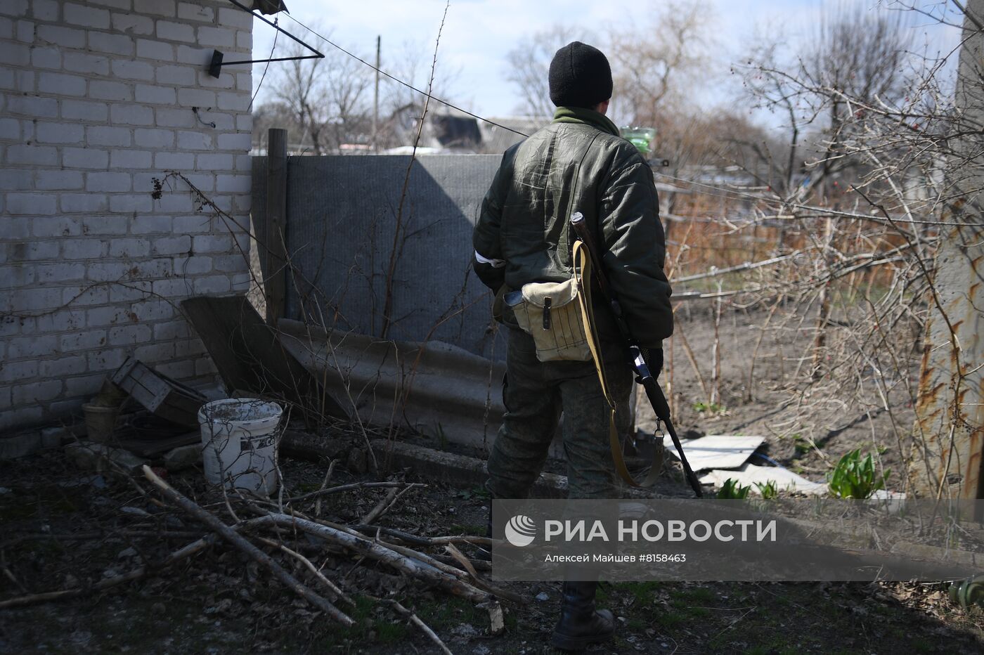 Бойцы Народной милиции ЛНР под Северодонецком