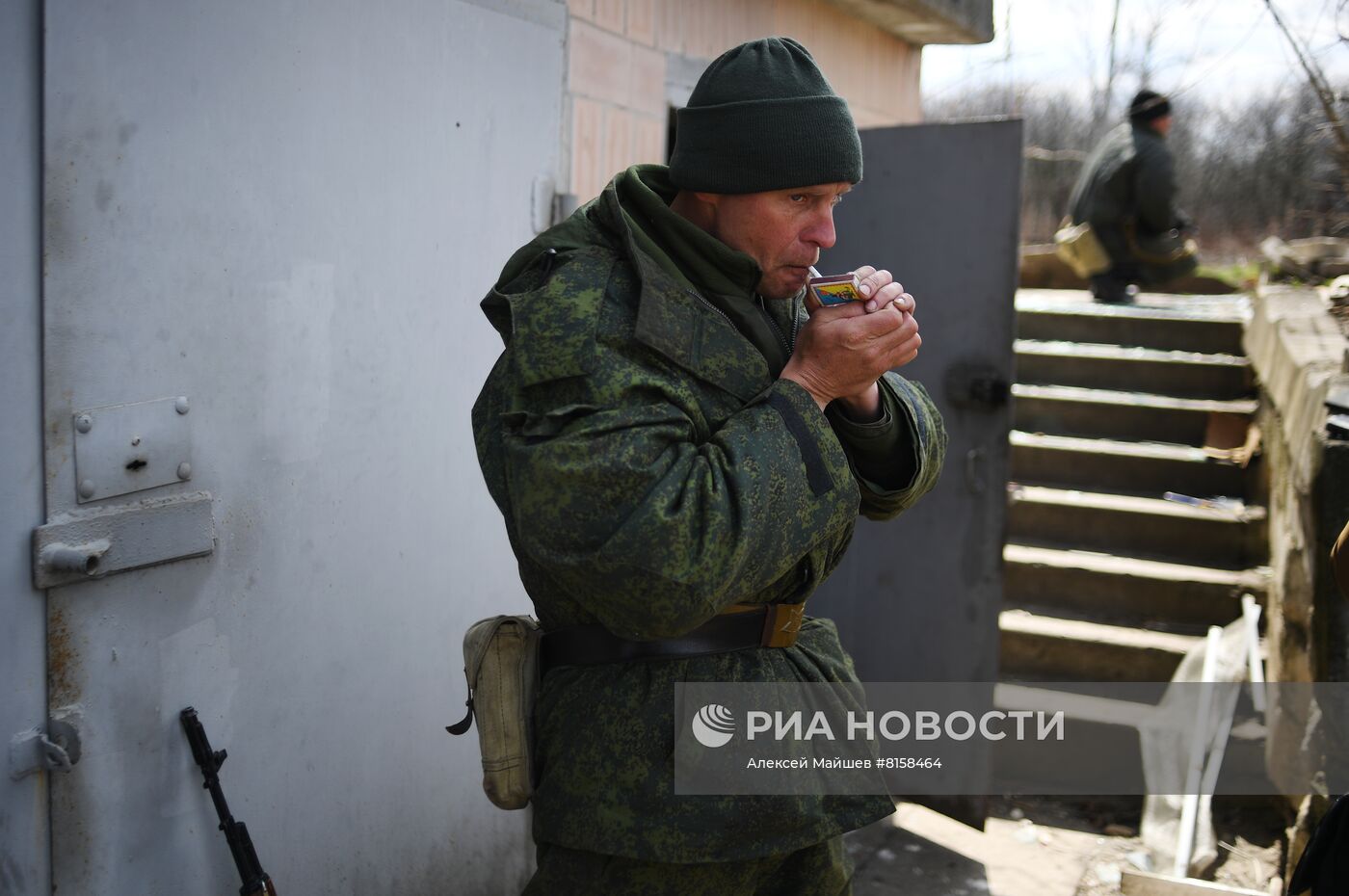 Бойцы Народной милиции ЛНР под Северодонецком