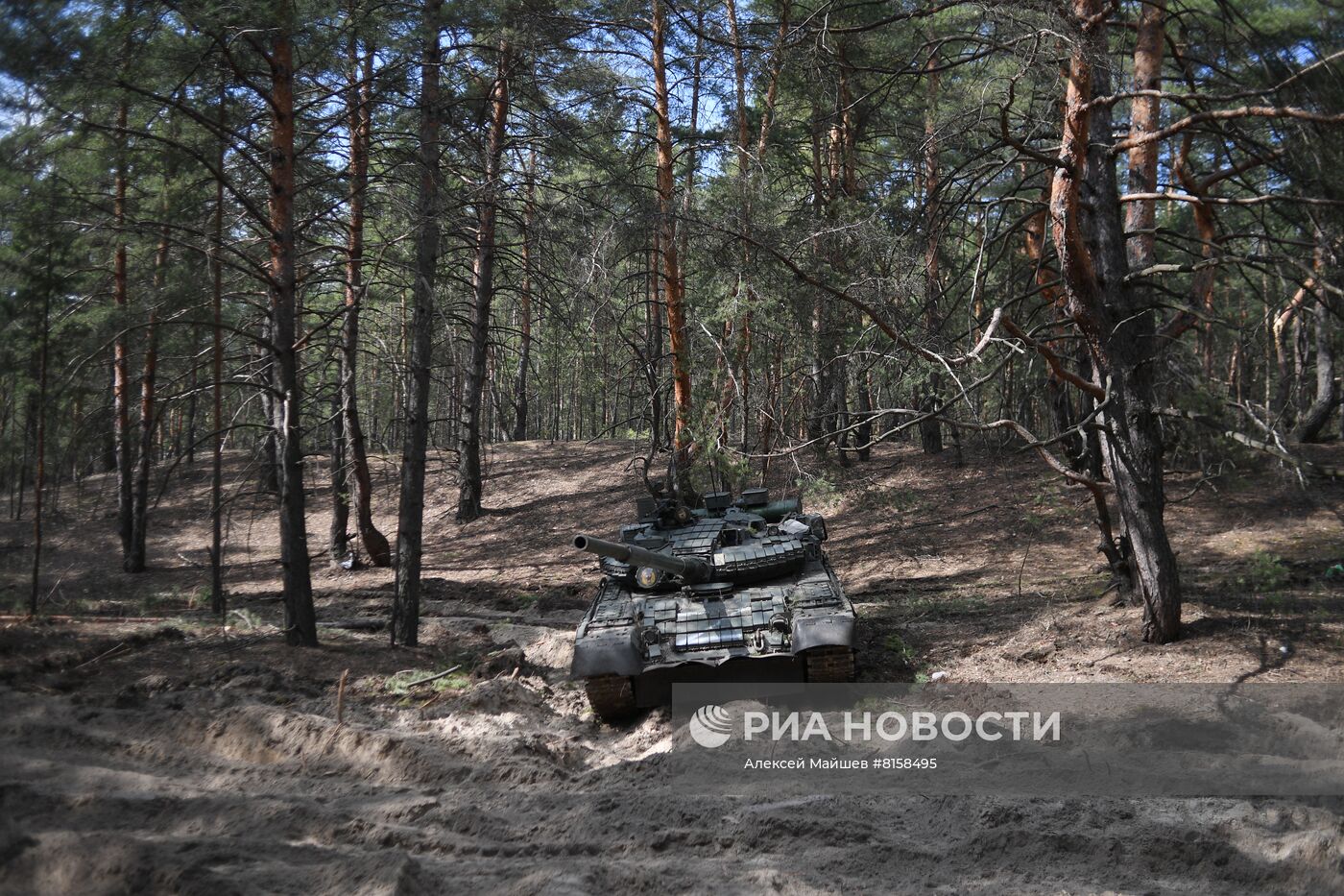 Бойцы Народной милиции ЛНР под Северодонецком