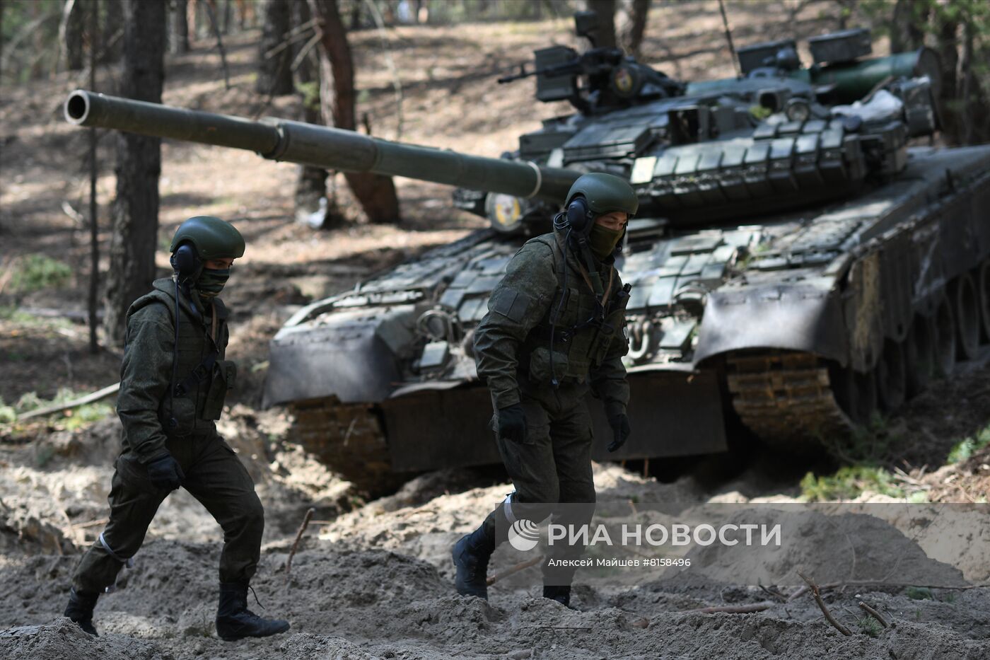 Бойцы Народной милиции ЛНР под Северодонецком