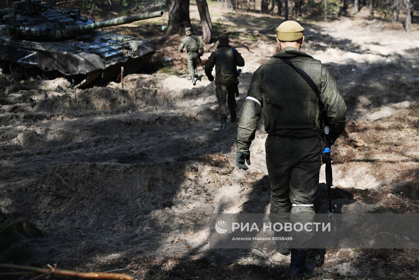 Бойцы Народной милиции ЛНР под Северодонецком