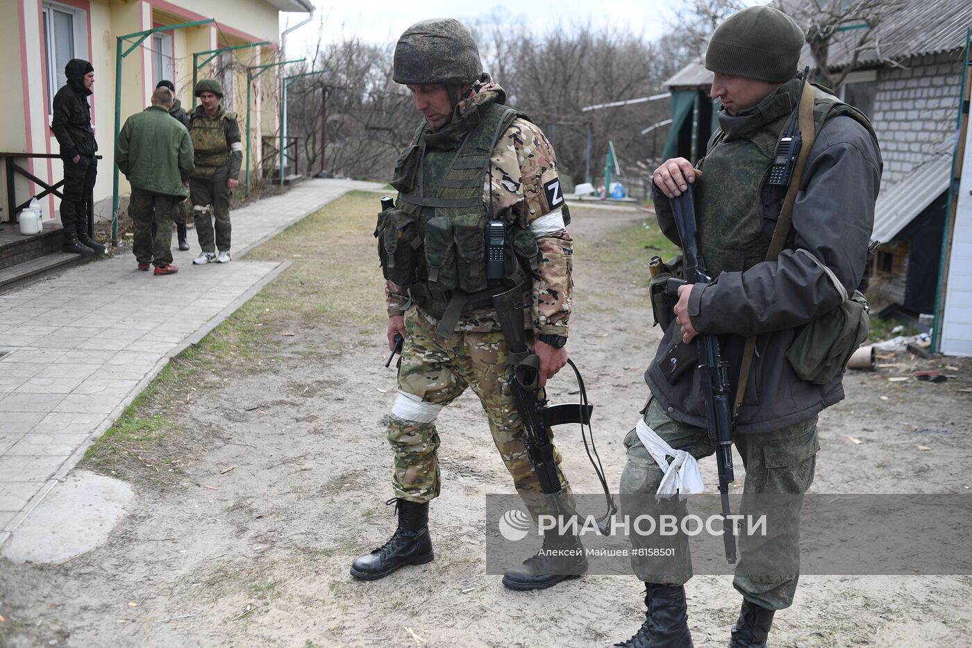 Бойцы Народной милиции ЛНР под Северодонецком