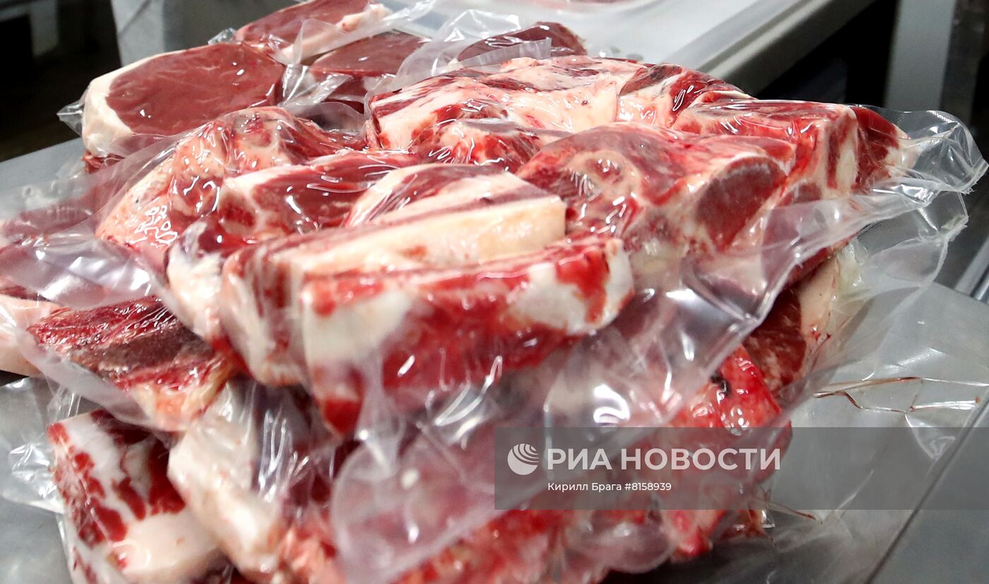 Производство Новониколаевской мраморной говядины