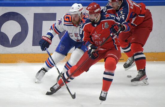 Хоккей. КХЛ. Матч ЦСКА - СКА