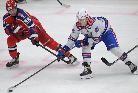 Хоккей. КХЛ. Матч ЦСКА - СКА