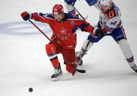 Хоккей. КХЛ. Матч ЦСКА - СКА