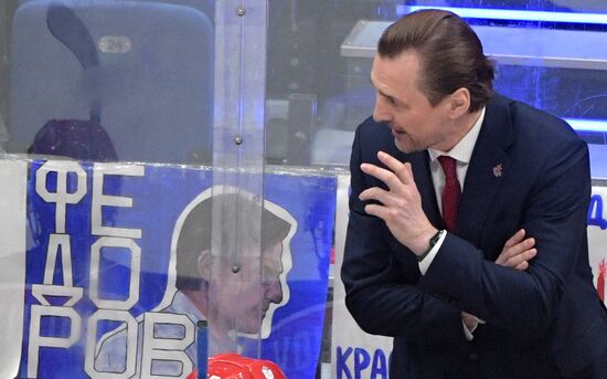 Хоккей. КХЛ. Матч ЦСКА - СКА