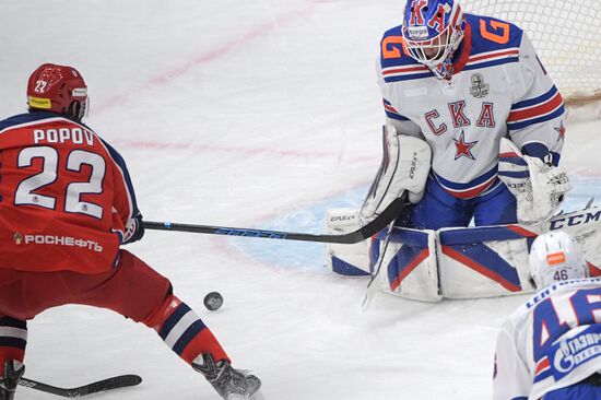 Хоккей. КХЛ. Матч ЦСКА - СКА