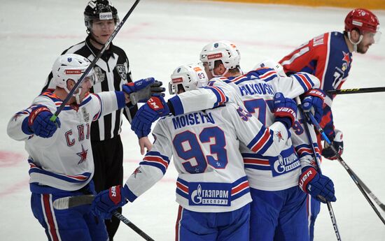 Хоккей. КХЛ. Матч ЦСКА - СКА