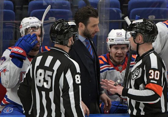 Хоккей. КХЛ. Матч ЦСКА - СКА