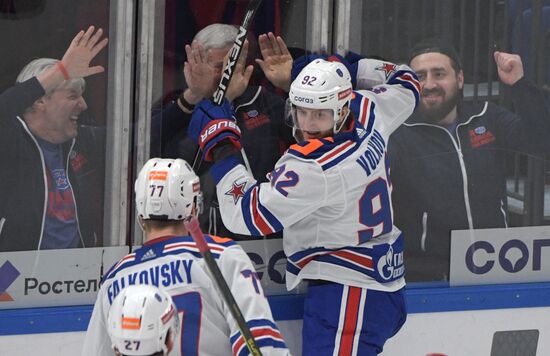 Хоккей. КХЛ. Матч ЦСКА - СКА