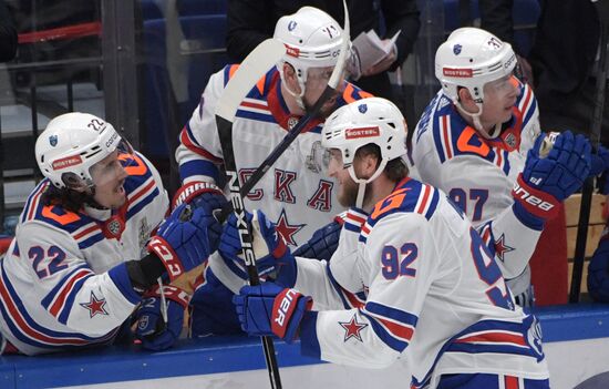 Хоккей. КХЛ. Матч ЦСКА - СКА