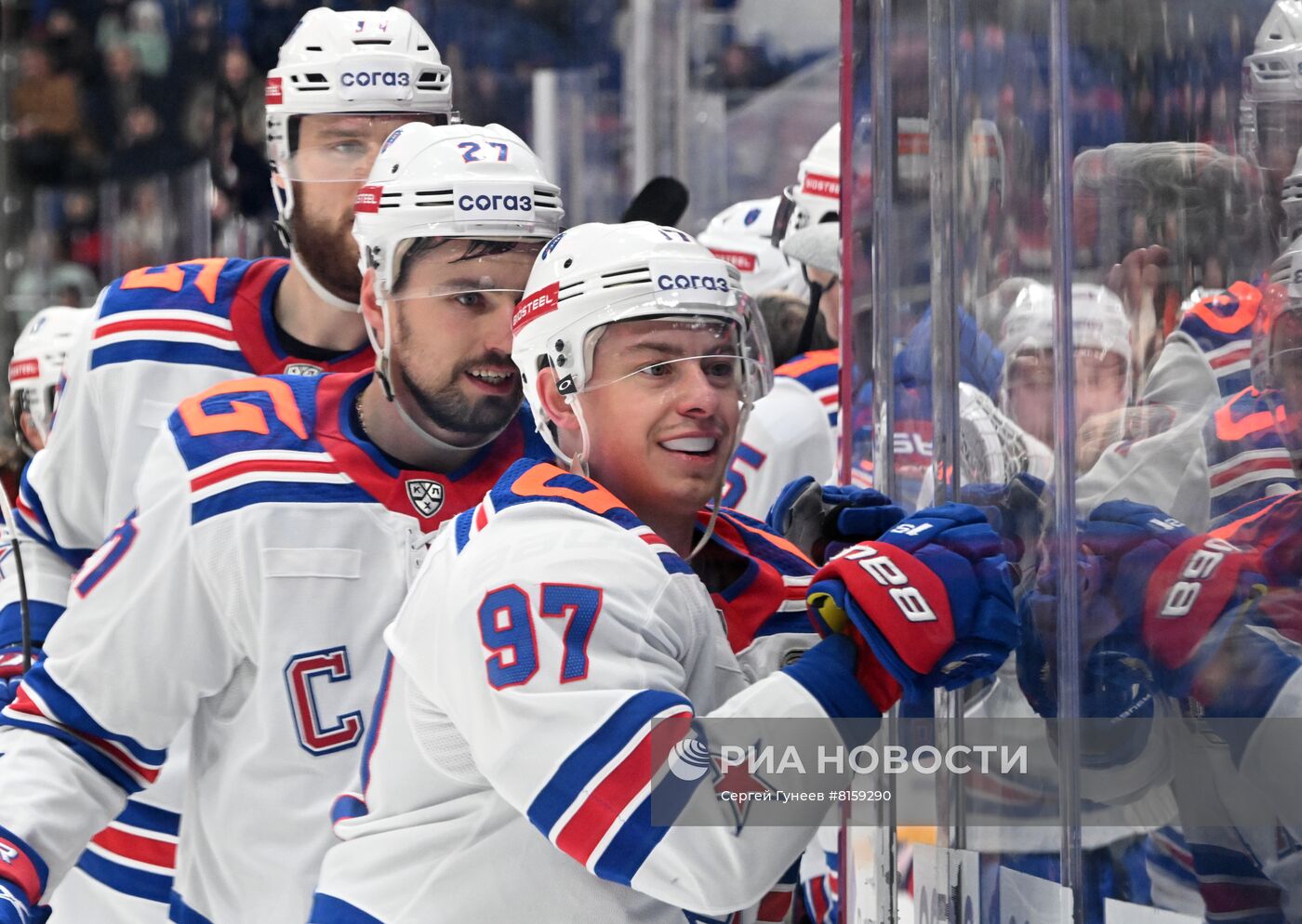 Хоккей. КХЛ. Матч ЦСКА - СКА