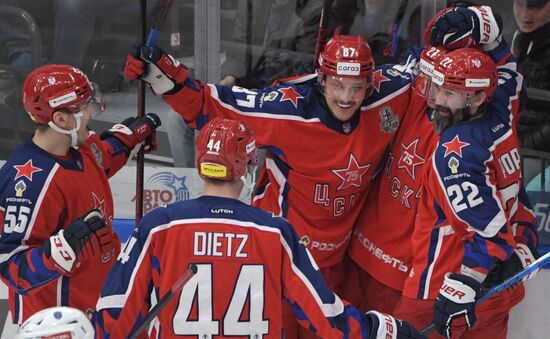 Хоккей. КХЛ. Матч ЦСКА - СКА