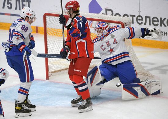 Хоккей. КХЛ. Матч ЦСКА - СКА