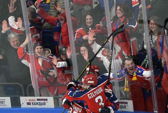 Хоккей. КХЛ. Матч ЦСКА - СКА