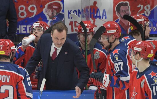 Хоккей. КХЛ. Матч ЦСКА - СКА