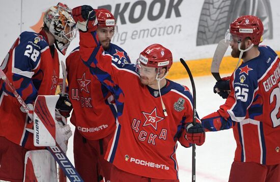 Хоккей. КХЛ. Матч ЦСКА - СКА