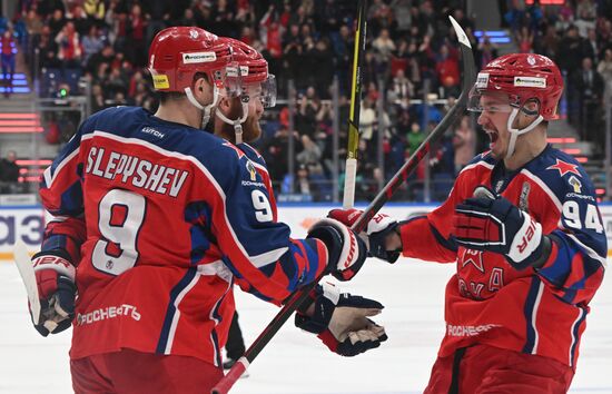 Хоккей. КХЛ. Матч ЦСКА - СКА