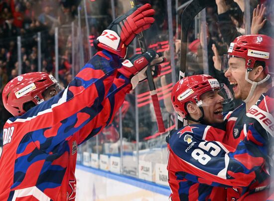 Хоккей. КХЛ. Матч ЦСКА - СКА