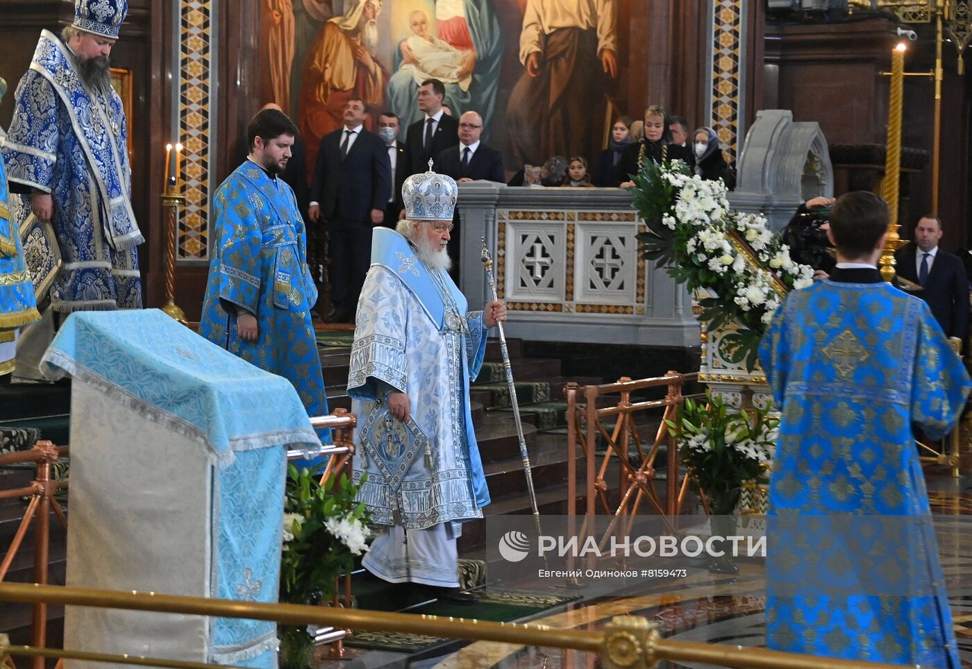 Патриаршее служение в праздник Благовещения Пресвятой Богородицы