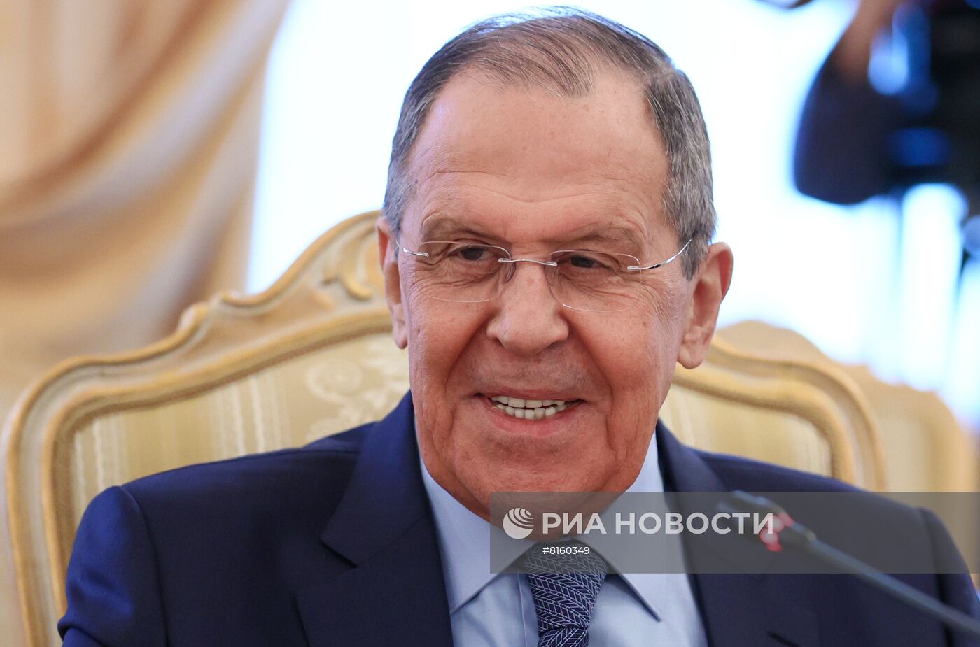 Встреча глав МИД РФ и Бахрейна С. Лаврова и А. аз-Зайяни