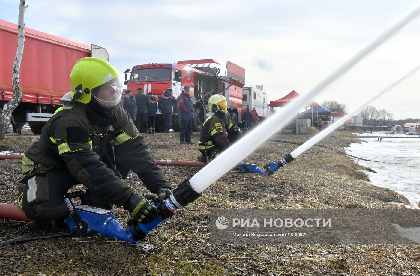 Учения по ликвидации ЧС, связанных с паводком