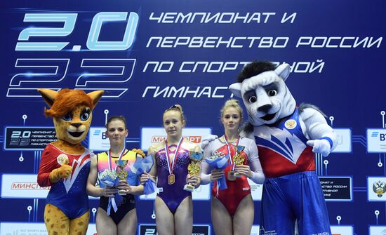 Спортивная гимнастика. Чемпионат России. Женщины. Отдельные виды