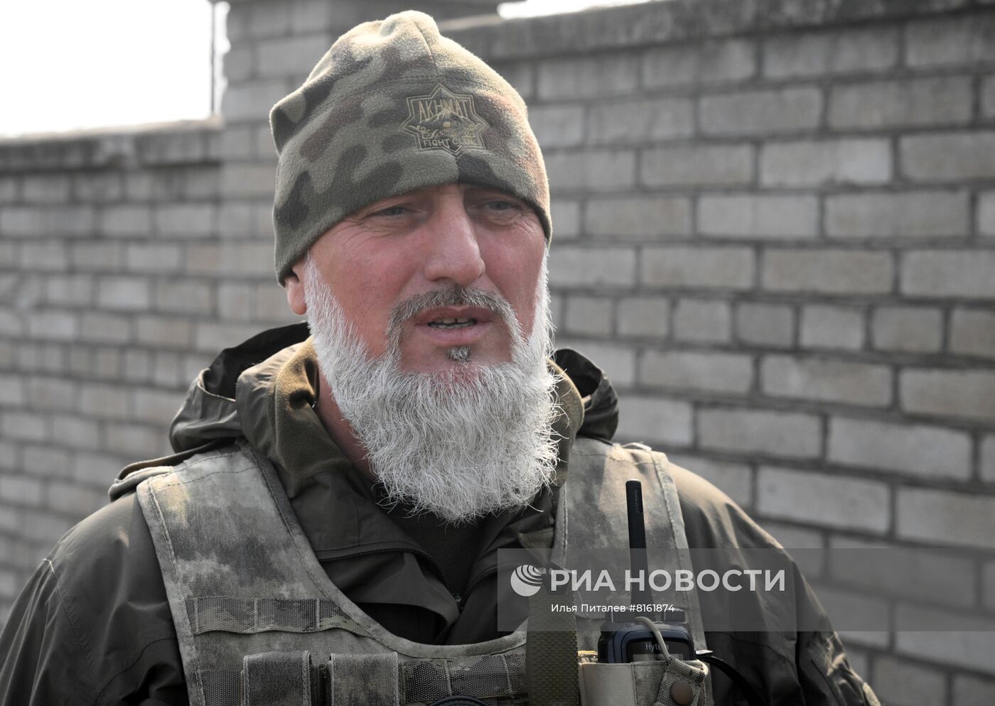 Бойцы спецназа МВД Чечни в Мариуполе