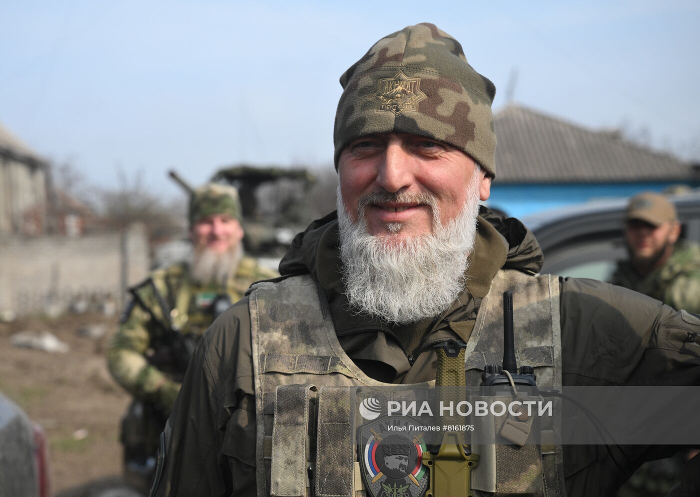 Бойцы спецназа МВД Чечни в Мариуполе