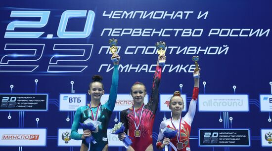 Спортивная гимнастика. Чемпионат России. Женщины. Отдельные виды