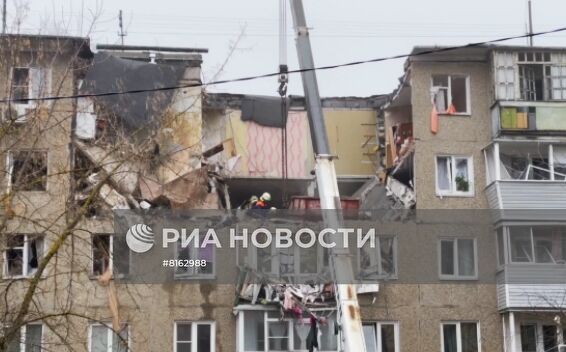 Взрыв газа в жилом доме в Подмосковье