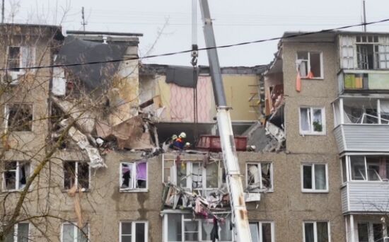 Взрыв газа в жилом доме в Подмосковье