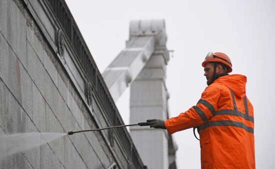 Весеннее благоустройство Москвы