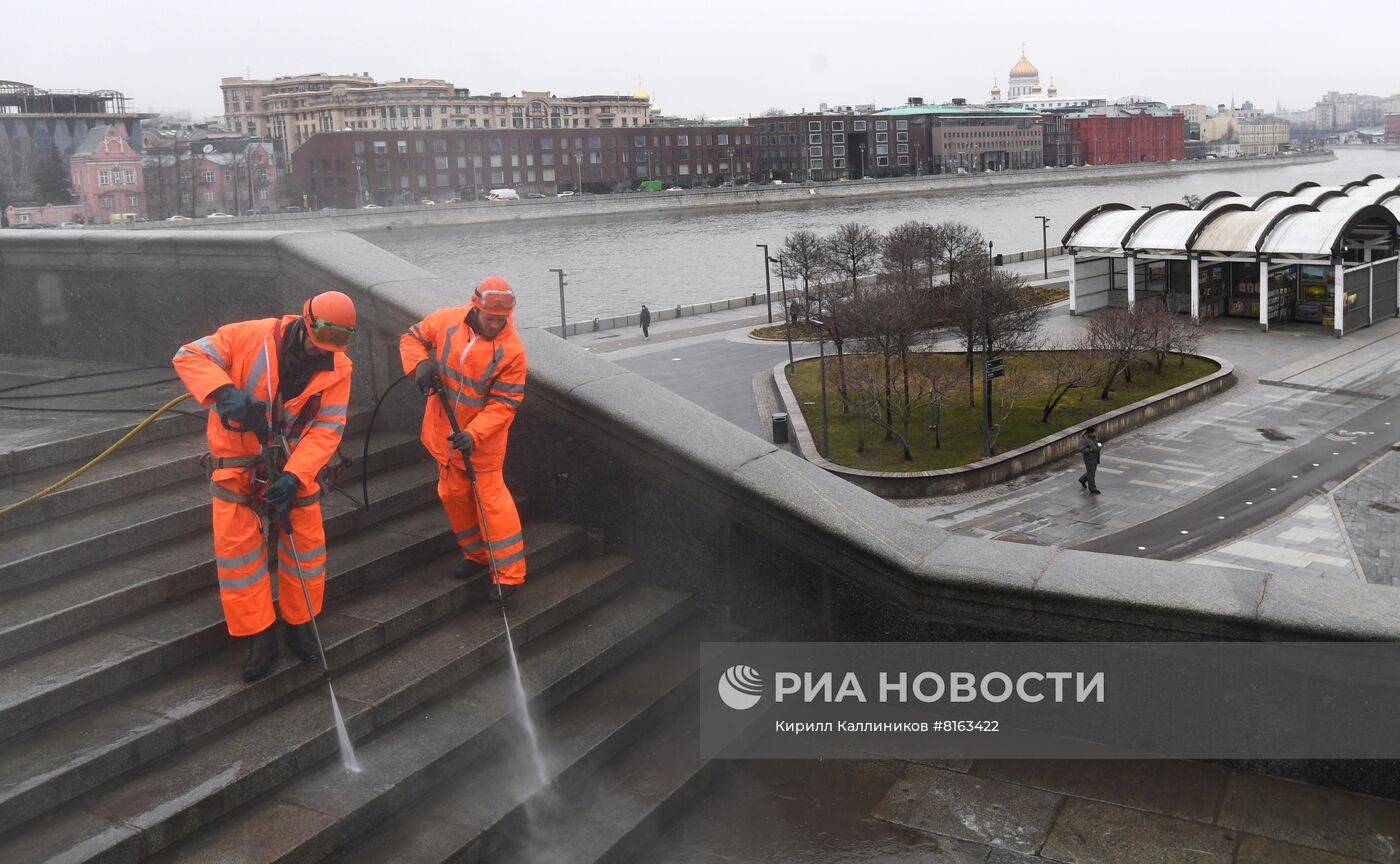 Весеннее благоустройство Москвы