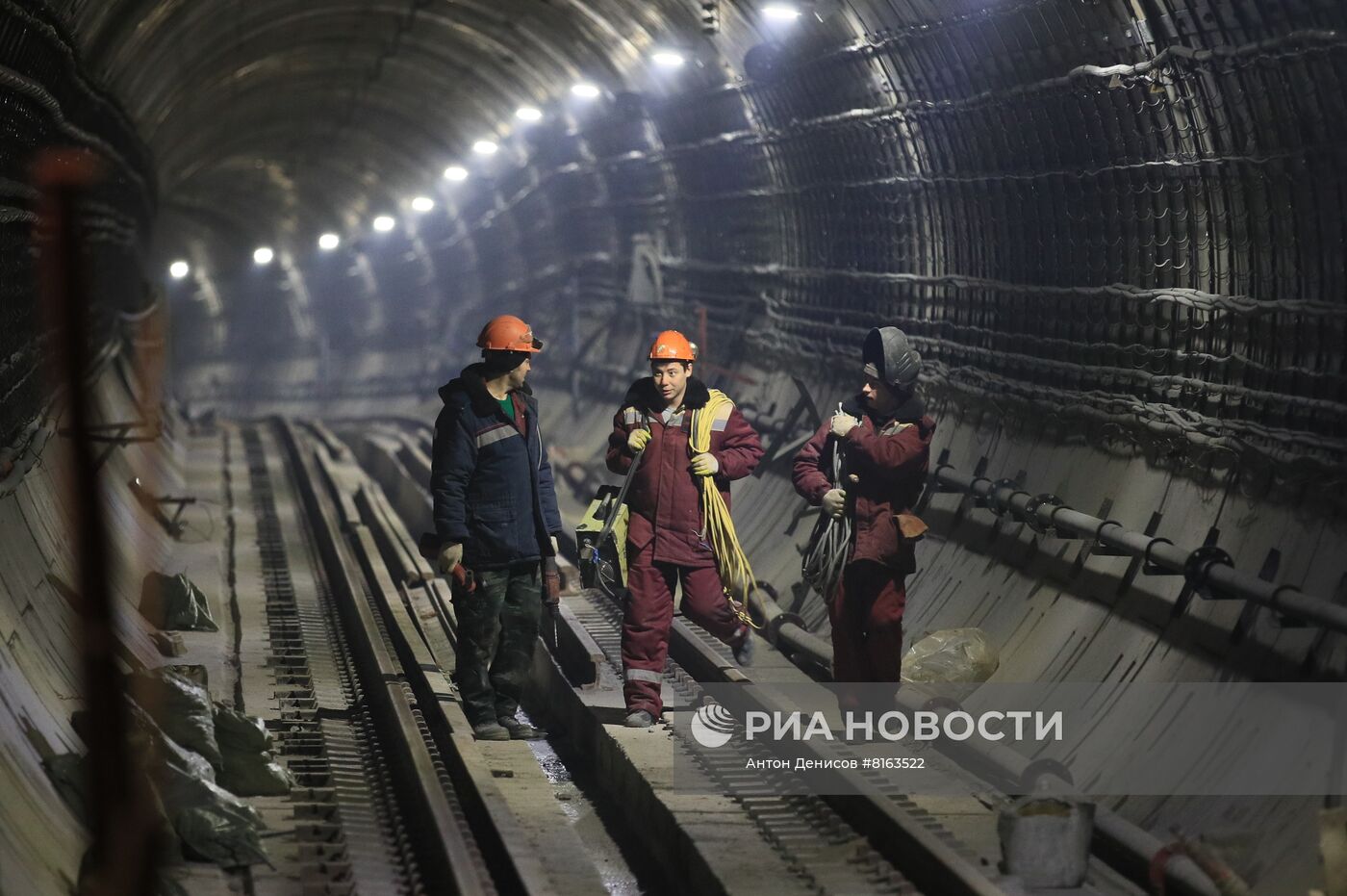 Строительство станции БКЛ "Сокольники"