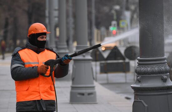 Весеннее благоустройство Москвы