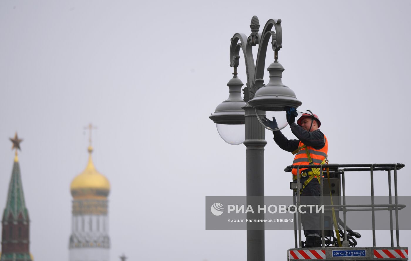 Весеннее благоустройство Москвы