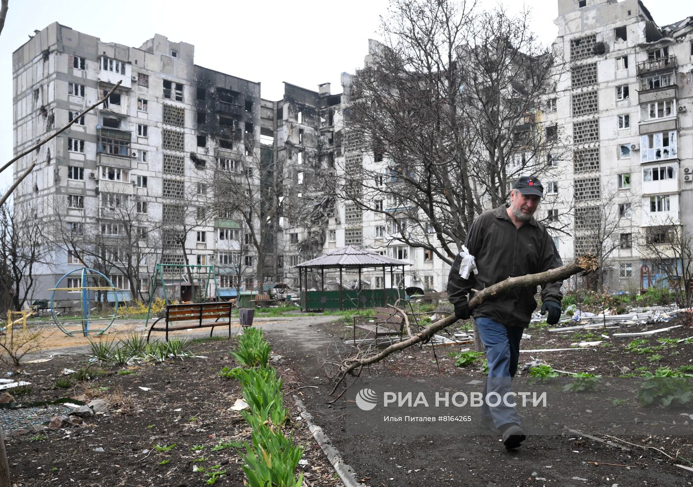 Левобережный район Мариуполя после ухода ВСУ