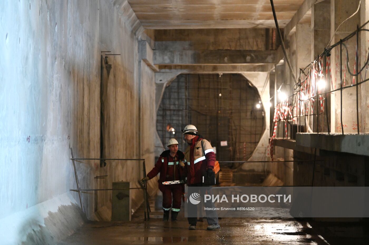 Строительство станции метро "Яхромская" 