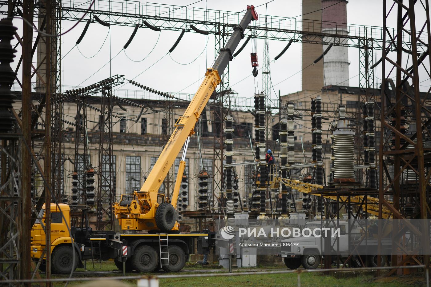 Разминирование теплоэлектростанции в Счастье в ЛНР